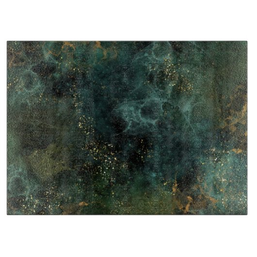 Deep Emerald Elegant  Schneidebrett (Vorderseite)