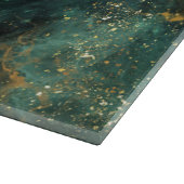 Deep Emerald Elegant Schneidebrett (Ecke)