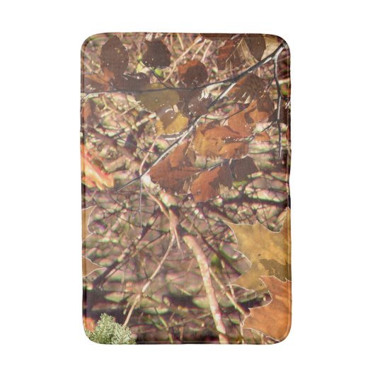 Deep Fall Camouflage Dekoration Badematte (Vorderseite Vertikal)