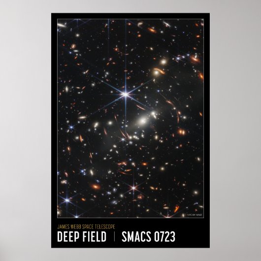 Deep-Field-Galaxien Poster (Vorne)