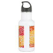 Deep Floral Art Edelstahlflasche (Rückseite)