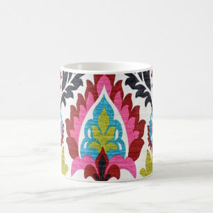 Deep Floral Art Kaffeetasse
