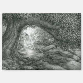 Deep Forest Oasis Magnet