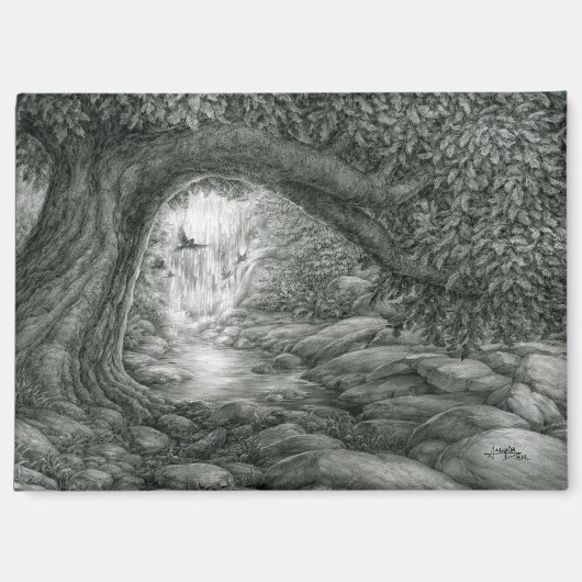 Deep Forest Oasis Magnet (Vorderseite)