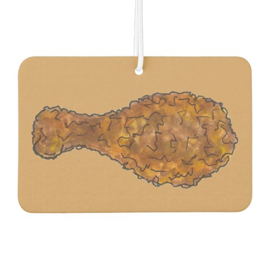 Deep Fricken Leg Drumstick Feinschmecker Soul Food Autolufterfrischer (Vorderseite)