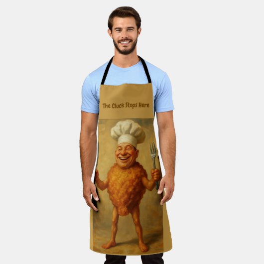 “Deep Fried Dreams” – A Humorous Portrait Schürze (Getragen)