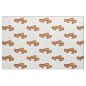 Deep Fried Mozzarella Sticks Cheques Food Feinschm Stoff (Fat Quarter (45,7 x 55,9 cm))