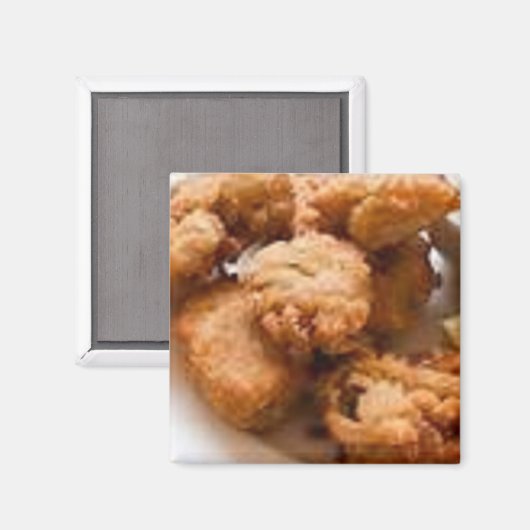 Deep Fried Oysters Magnet (Vorderseite/Rückseite)