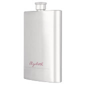 * Deep Fuchsia Signature Personalisiert Flachmann (Links)