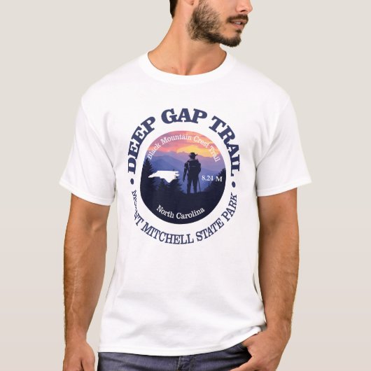 Deep Gap Trail (rd2) T-Shirt (Vorderseite)