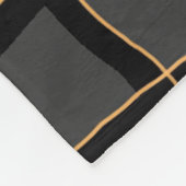 Deep Gold Fleecedecke (Ecke)
