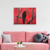 Deep Gothic Red Leinwanddruck (Insitu (Wohnzimmer))