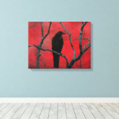 Deep Gothic Red Leinwanddruck (Insitu (Holzboden))