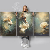 Deep Grace Ethereal Teal Gold Underwater Trio Geschenkpapier Set