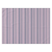 Deep Grau Blau und Rosa Streifen Tischdecke (Vorderseite (Horizontal))