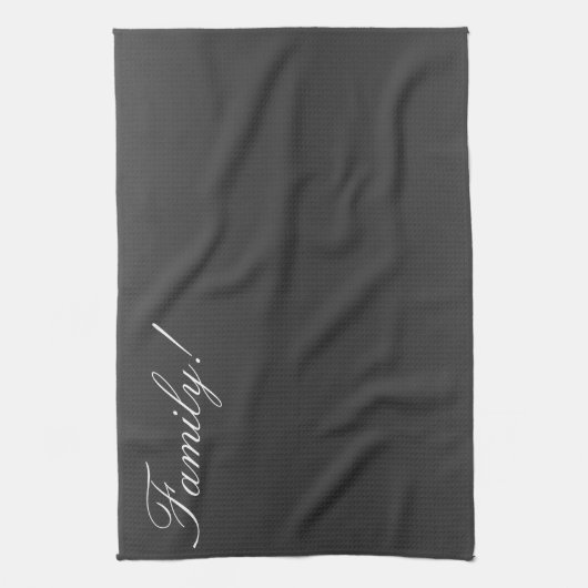 Deep Gray Mix Kitchen Handtuch (Vertikal)