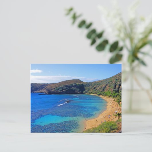 Deep Hanauma Bay 3, Honolulu, Oahu, Hawaii Inland Postkarte (Stehend Vorderseite)