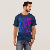 Deep House Music - EDM DJ Raver T-Shirt (Vorne ganz)