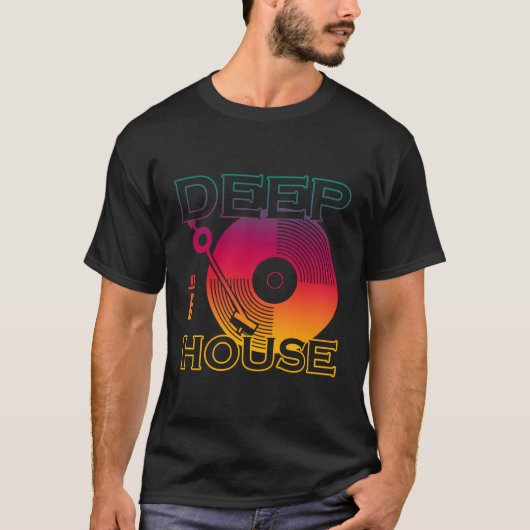 Deep House Music T-Shirt (Vorderseite)