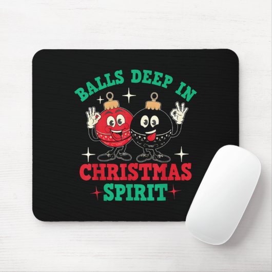 Deep In Christmas Srit Christmas Humorous Festive Mousepad (Mit Mouse)