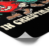 Deep In Christmas Srit Christmas Humorous Festive Poster (Ecke)
