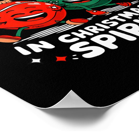 Deep In Christmas Srit Christmas Humorous Festive Poster (Ecke)