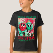 Deep In Christmas Srit Christmas Humorous Festive T-Shirt (Vorderseite)
