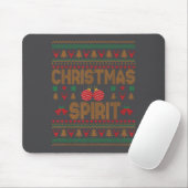 Deep In Christmas Srit Couples Matching Ugly Sweat Mousepad (Mit Mouse)