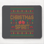 Deep In Christmas Srit Couples Matching Ugly Sweat Mousepad (Vorne)