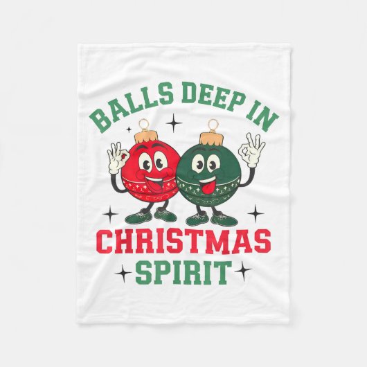 Deep In Christmas Srit Fleecedecke (Vorderseite)