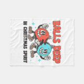 Deep In Christmas Srit Funny Christmas Saying Fleecedecke (Vorderseite (Horizontal))