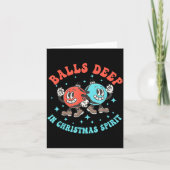 Deep In Christmas Srit Funny Christmas Saying  Karte (Vorderseite)