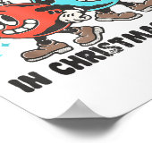 Deep In Christmas Srit Funny Christmas Saying Poster (Ecke)
