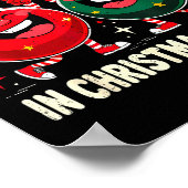Deep In Christmas Srit Funny Ornament Poster (Ecke)