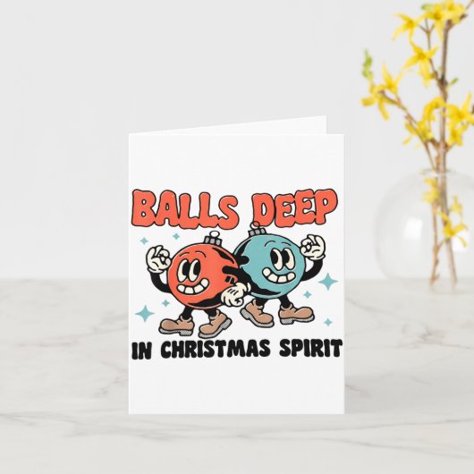 Deep In Christmas Srit  Karte (Gelbe Blume)