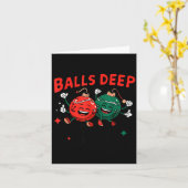 Deep In Christmas Srit  Karte (Gelbe Blume)