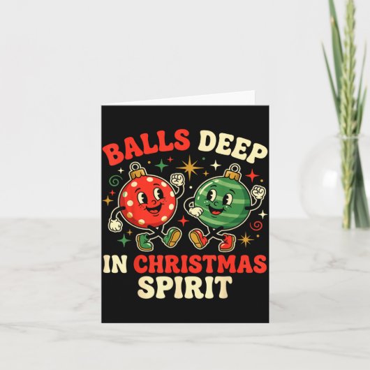 Deep In Christmas Srit  Karte (Vorderseite)