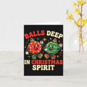 Deep In Christmas Srit  Karte (Gelbe Blume)