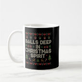Deep In The Christmas Srit Couple Matching Christm Kaffeetasse (Links)