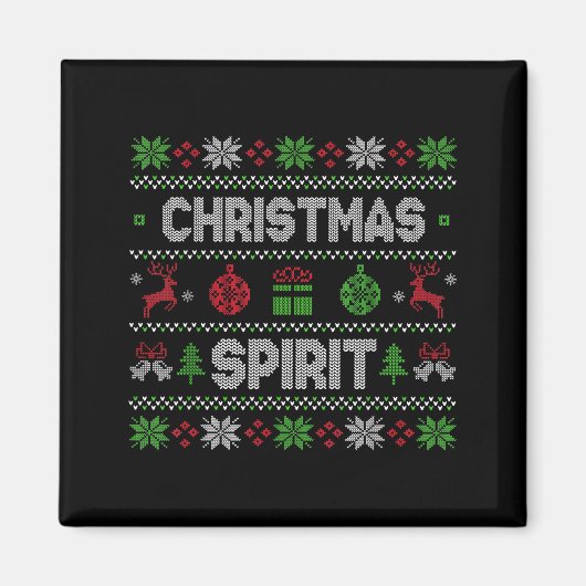 Deep In The Christmas Srit Matching Couples Magnet (Vorne)