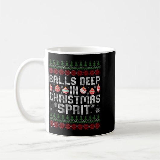 Deep In The Christmas Srit Matching Couples Ugly Kaffeetasse (Links)
