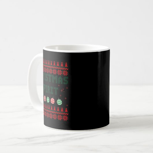 Deep In The Christmas Srit Matching Couples Ugly  Kaffeetasse (Vorderseite Links)