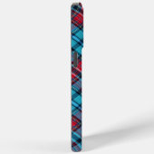 Deep Indigo, Aqua, Red & Shades of Blue Plaid Case-Mate iPhone Hülle (Rückseite / Rechts)