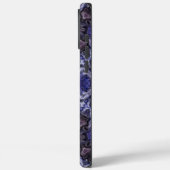 Deep Indigo Swirl Mandala mit Fluid Patterns Case-Mate iPhone Hülle (Rückseite / Links)