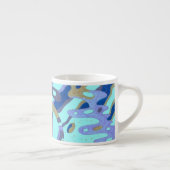 "Deep is the Ocean" Original Abstrakt Espressotasse (Rechts)