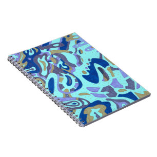 "Deep is the Ocean" Original Abstrakt Notizblock