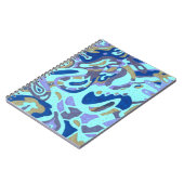 "Deep is the Ocean" Original Abstrakt Notizblock (Linke Seite)