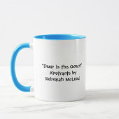 "Deep is the Ocean" originales abstrakt Tasse (Links)