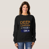 Deep Learning-Modus Auf Software-Dateningenieuren Sweatshirt (Vorne ganz)