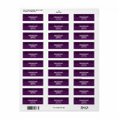 Deep Lila Bat Halloween Thema Spooky (Vorne)